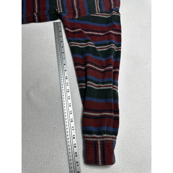 J Crew Shirt Mens Large Oarsman Rugby Polo Striped Heavy Long Sleeve*PEELING - Picture 8 of 10